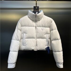 Prada Women's White Puffer Jacket